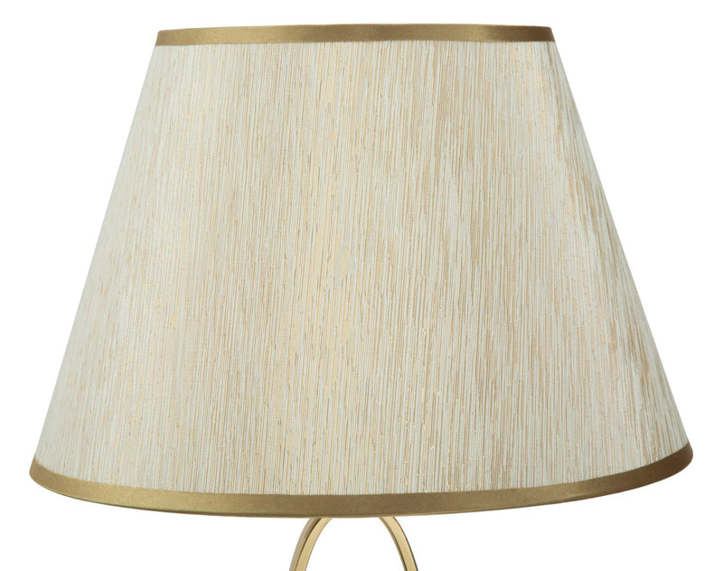 Lampe à poser Glam dorée et crème