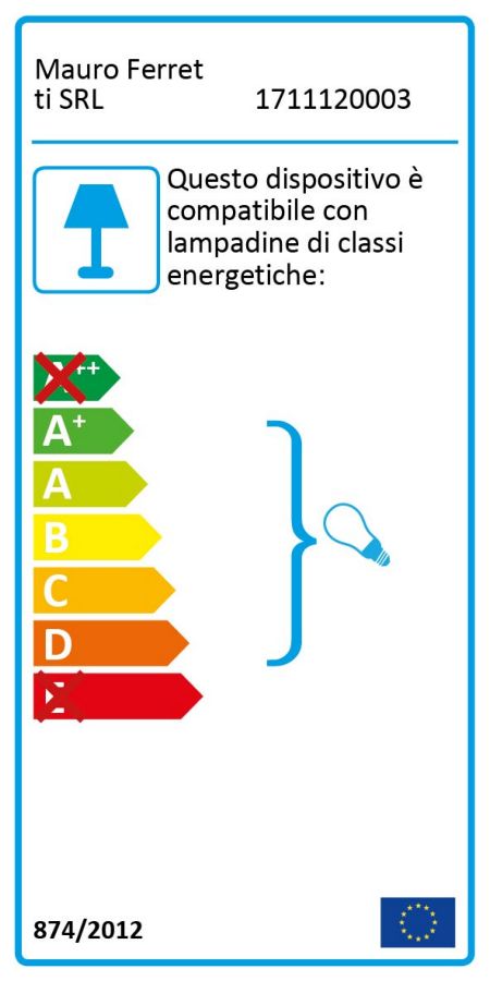 Lampe à poser en métal doré à 4 lumières