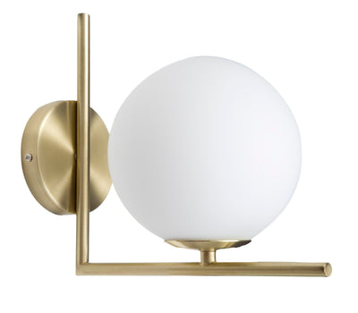 Lampe murale Globe doré