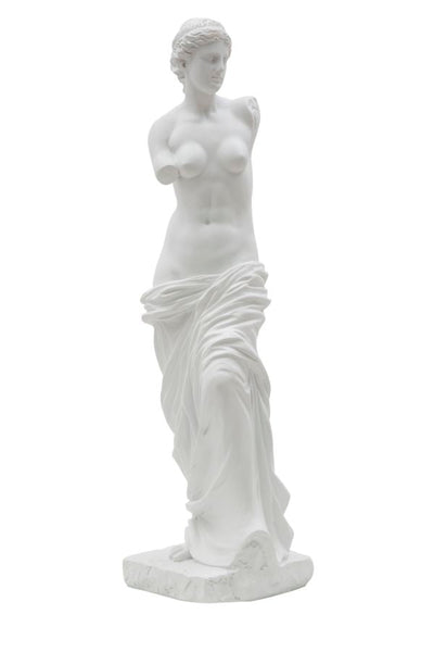 Statue de Vénus de Milo (sculpture en résine blanche)