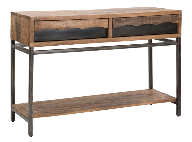 Console en bois avec tiroirs – Meuble d&