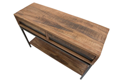 Console en bois avec tiroirs – Meuble d'entrée Yellowstone