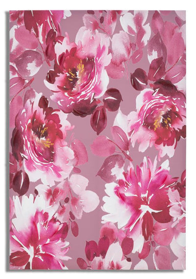 Peinture sur toile florale rose