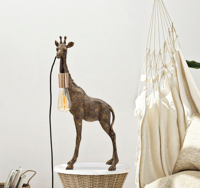 Lampe à poser girafe