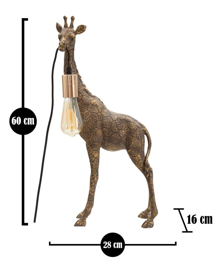 Lampe à poser girafe