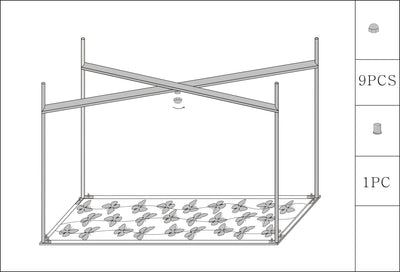 Table console rectangulaire en métal et verre doré