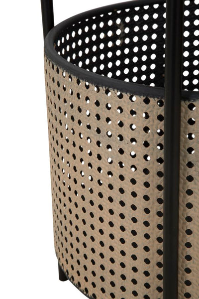 Table d'appoint ronde avec plateau noir – Osaka Table d'appoint