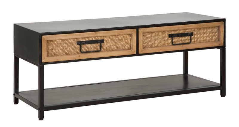 Meuble TV en bois avec tiroirs – Meuble multimédia Hanoi