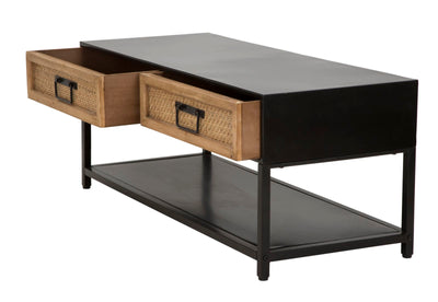 Meuble TV en bois avec tiroirs – Meuble multimédia Hanoi