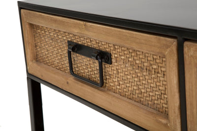 Meuble TV en bois avec tiroirs – Meuble multimédia Hanoi