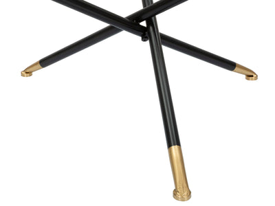 Table basse ronde avec base en rotin – Saint Barth Rotondo