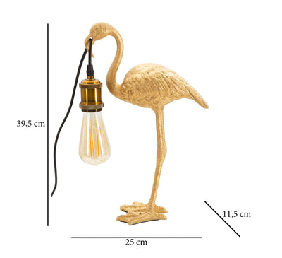 Lampe à poser flamant doré