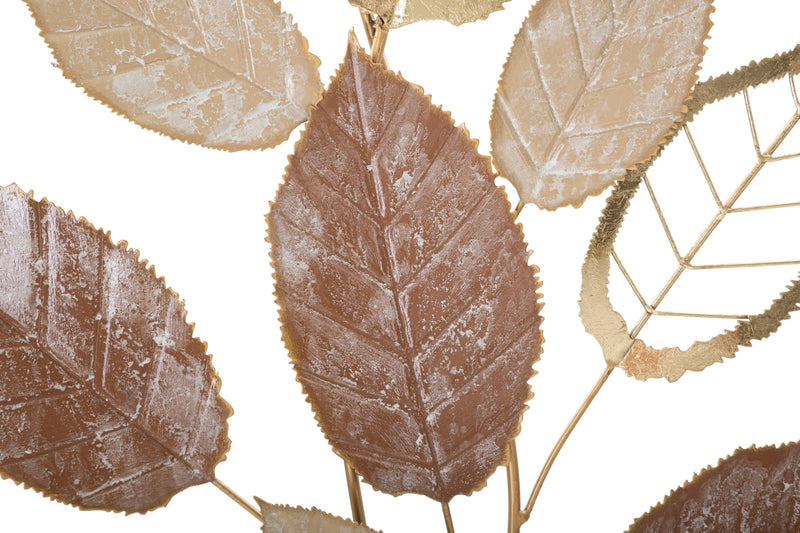 Décoration murale - Bouquet de feuilles métalliques