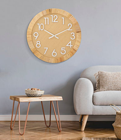 Horloge moderne en bois