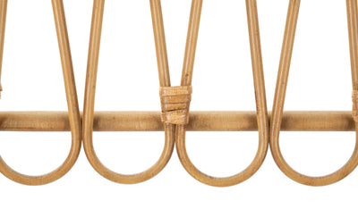 Étagère murale à 2 niveaux – Rangement en rotin Panama