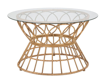 Table basse ronde en rotin – Panama Circle Design