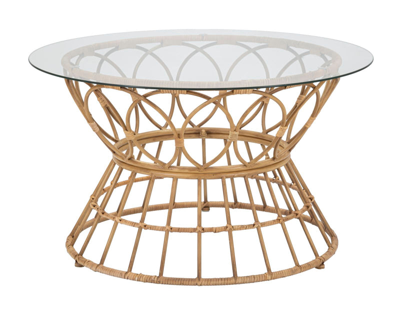 Table basse ronde en rotin – Panama Circle Design