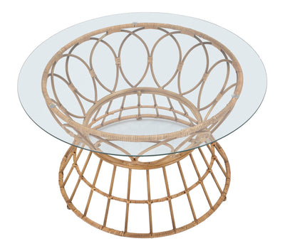 Table basse ronde en rotin – Panama Circle Design