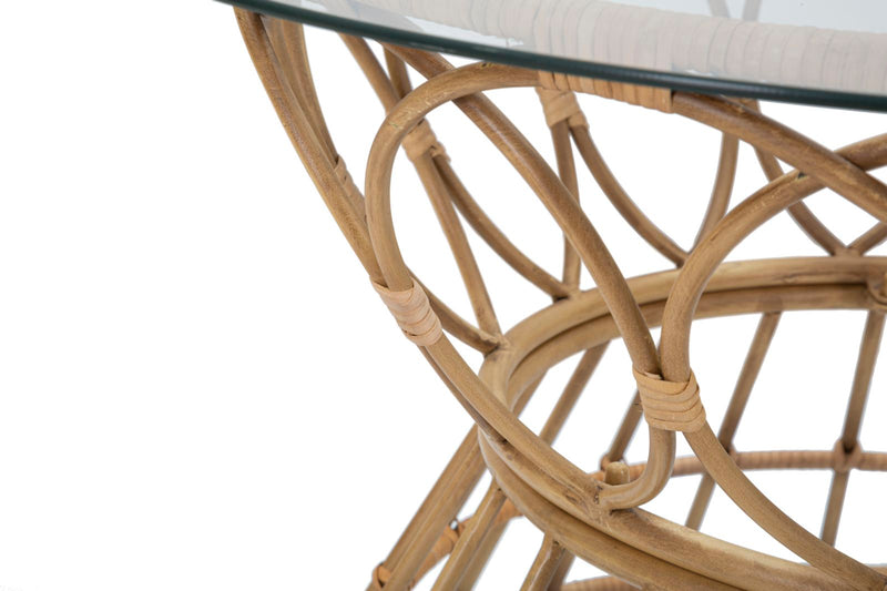 Table basse ronde en rotin – Panama Circle Design
