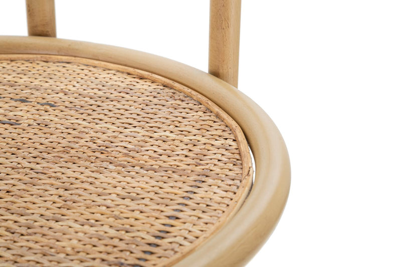 Étagère haute en rotin avec arches – Panama Open Bookcase