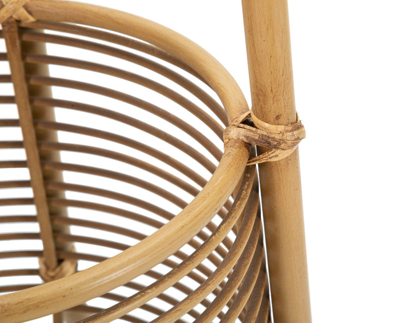 Grand porte-parapluies en rotin avec support – Panama Design