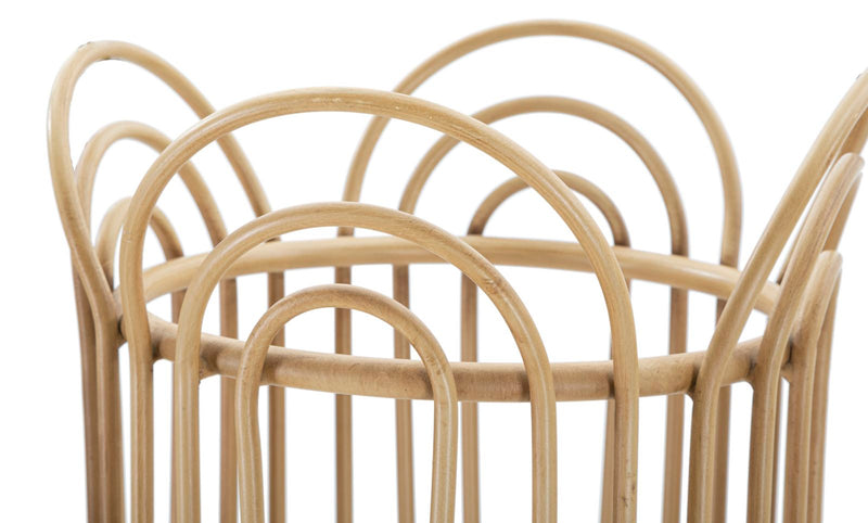 Porte-vase rond en rotin – Panier décoratif Panama