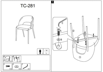 Paire de chaises grises avec pieds en métal noir, design années 70