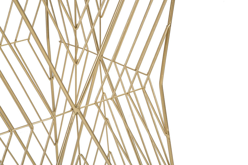 Table de bar en métal doré – Lines 4 Modern Design