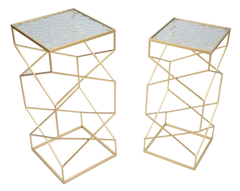 Lot de 2 tables d&