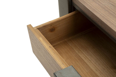 Table basse en bois avec tiroirs – Salon moderne Toronto