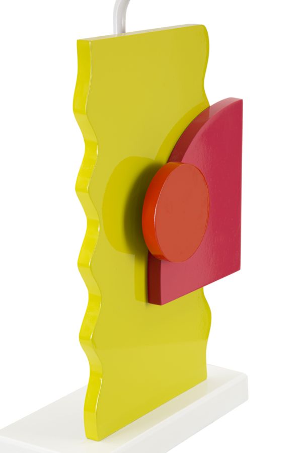 Lampe de table moderne orange avec abat-jour en tissu – Collection Color