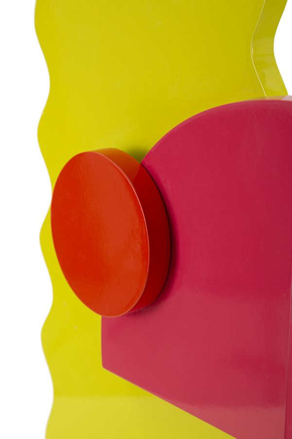 Lampe de table moderne orange avec abat-jour en tissu – Collection Color