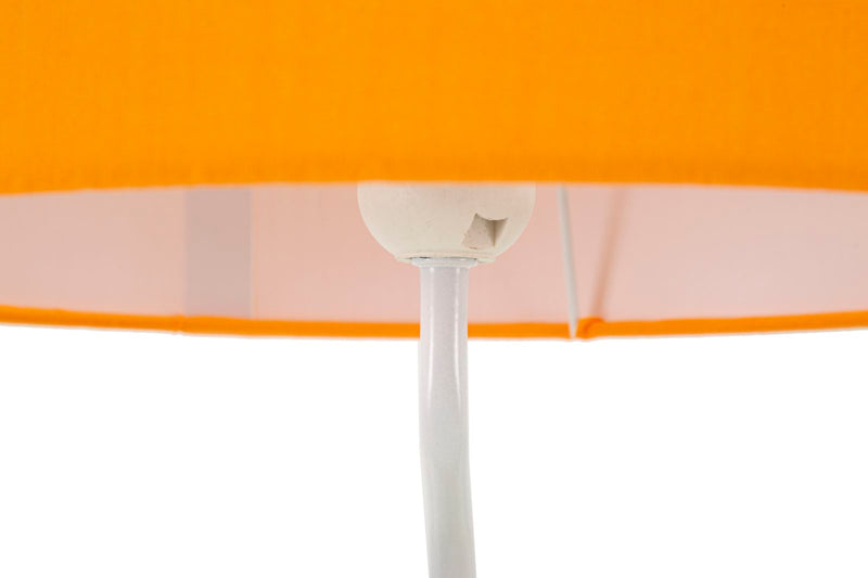 Lampe de table moderne orange avec abat-jour en tissu – Collection Color