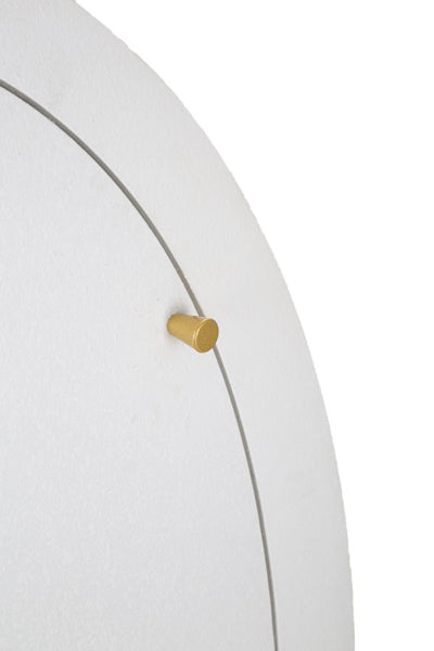 Armoire blanche à 2 portes avec pieds en bois – Meuble de rangement Venus