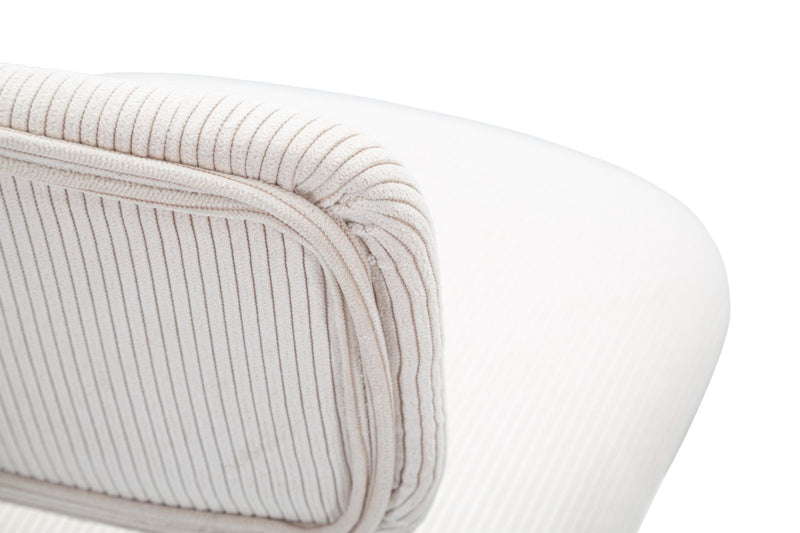 Tabouret de bar blanc réglable avec élévateur – Collection Light