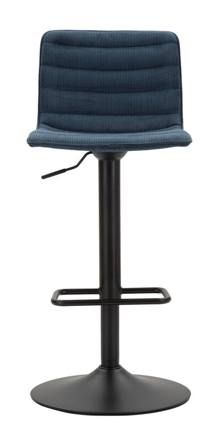 Tabouret de bar réglable bleu marine avec mécanisme de levage – Collection High