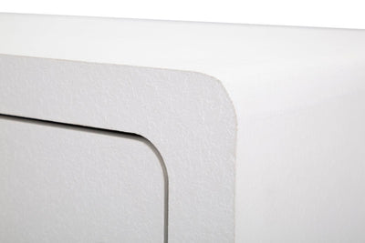 Table de chevet haute blanche avec tiroir – Table de chevet Venus