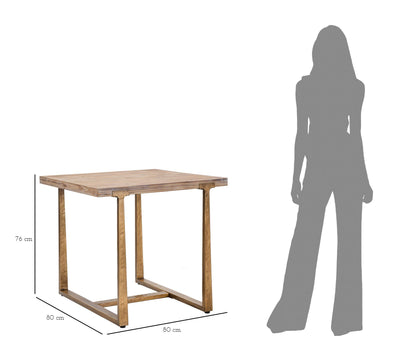 Table à manger en bois – Ankara Design rectangulaire moderne