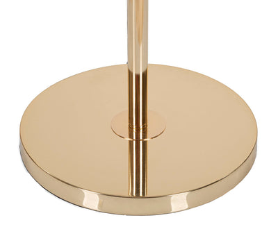 Lampadaire blanc fin avec abat-jour en plumes – Collection Feathers