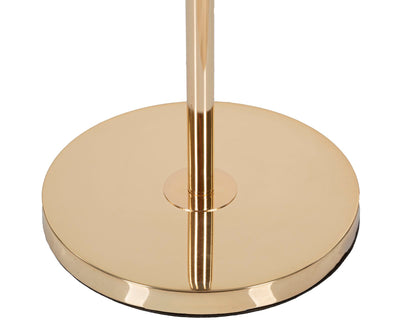 Lampadaire fin gris avec abat-jour en plumes – Collection Feathers