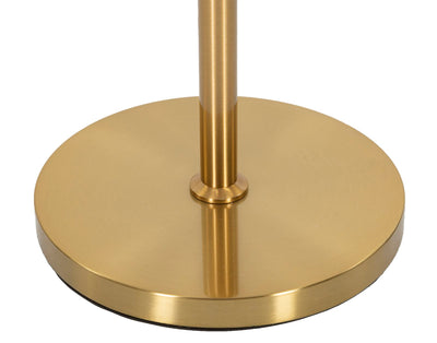 Lampadaire blanc style cristal avec abat-jour en tissu – Collection Diamon