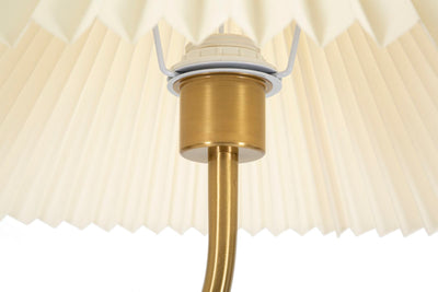 Lampadaire doré et blanc avec accents en cristal – Closy Modern Design