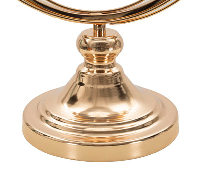 Lampe de table noire et dorée avec abat-jour en tissu – Bruxelles Collection