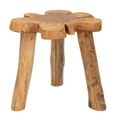 Table basse ronde en teck – Bintang Solid Wood Design