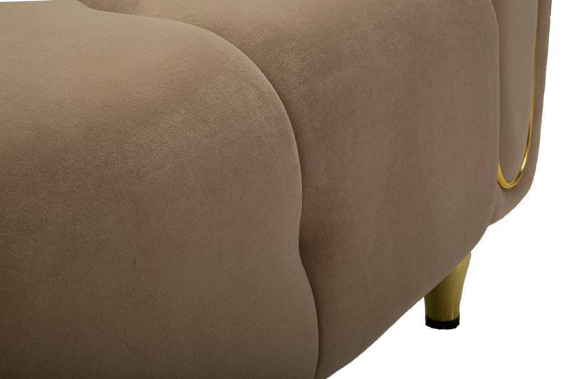 Fauteuil rembourré gris avec coussin – Fauteuil d&