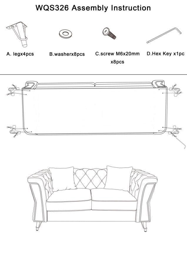 Fauteuil en velours moutarde avec coussin – Fauteuil d&