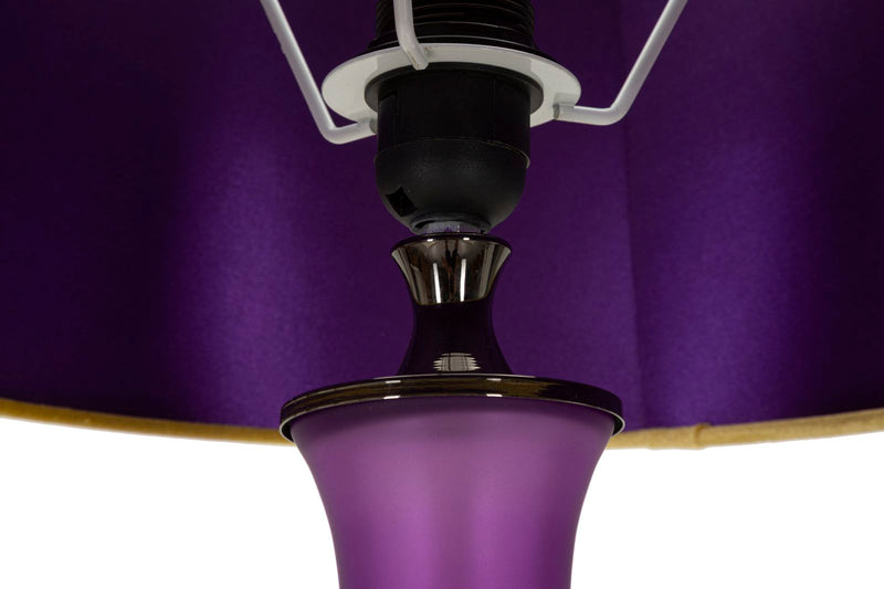 Lampadaire blanc et noir avec abat-jour en tissu – Miiva One Modern