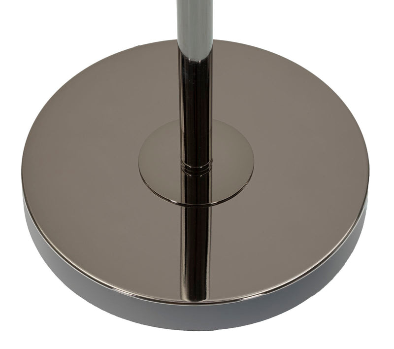 Lampadaire blanc et noir avec abat-jour en tissu – Miiva One Modern