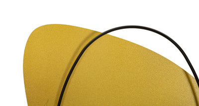 Applique murale dorée et blanche avec motif incurvé – Cirely Modern Design