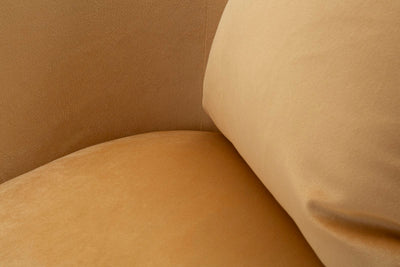 Fauteuil rembourré beige avec coussin – Fauteuil d'appoint Browy